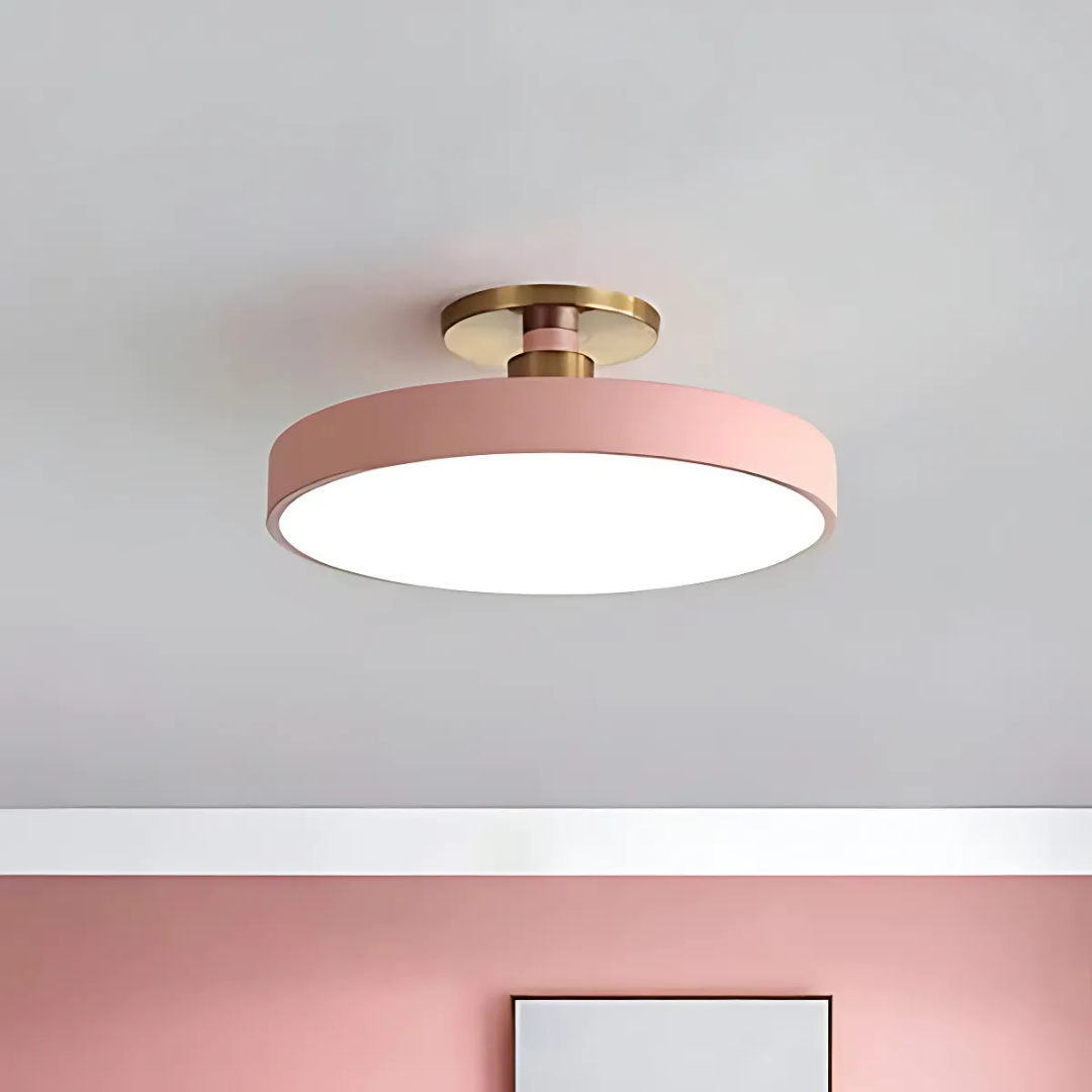 Scandinavian LED Ceiling Light – Dimmable Illumination & Modern Minimalist Design