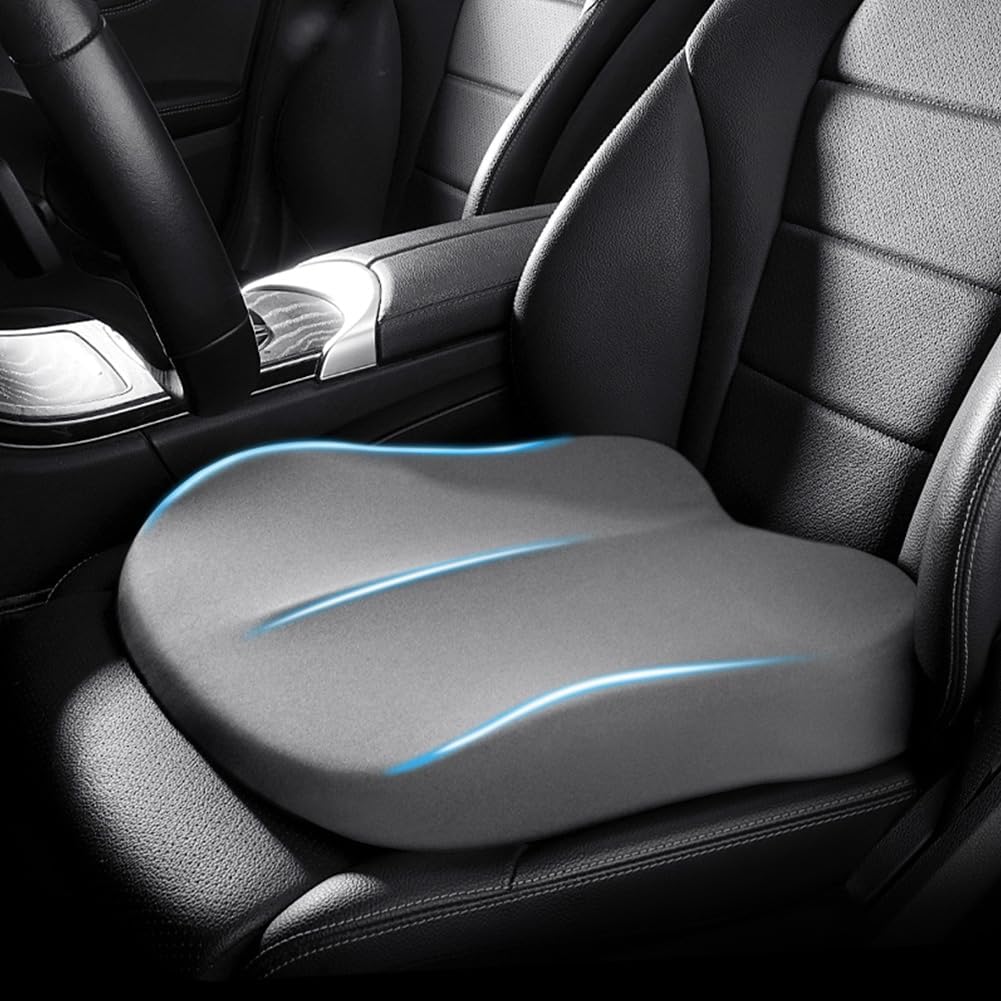 Coussin rehausseur de siège auto pour meilleure visibilité et confort de conduite