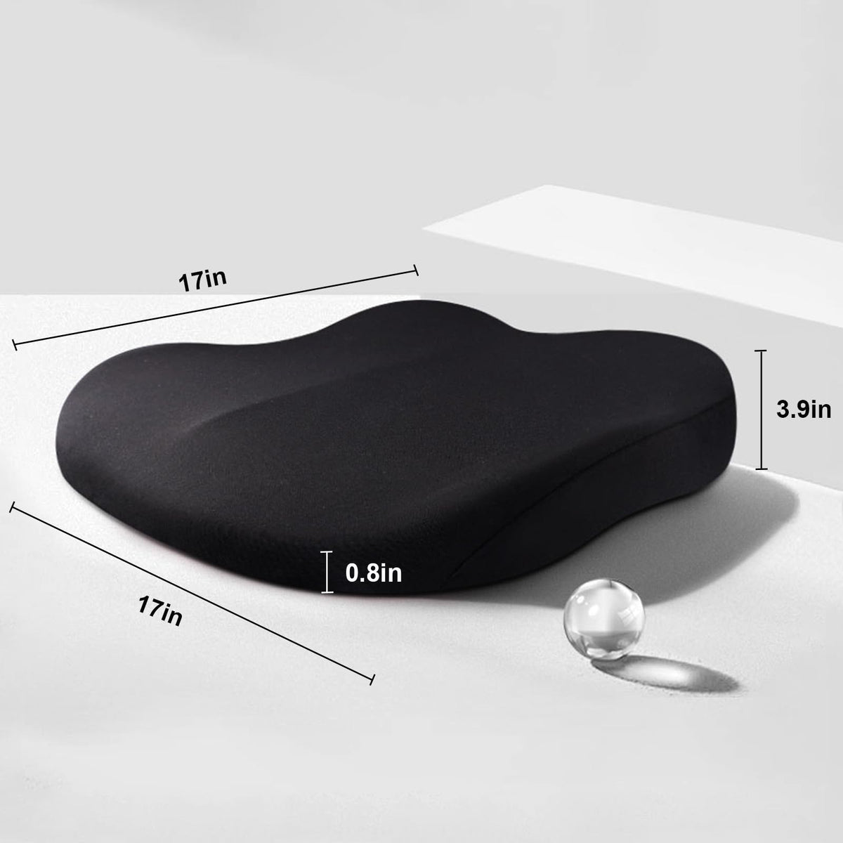 Coussin rehausseur de siège auto pour meilleure visibilité et confort de conduite