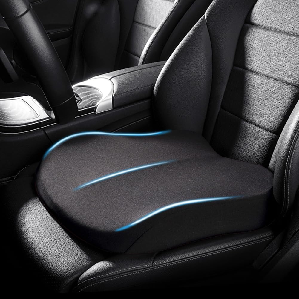 Coussin rehausseur de siège auto pour meilleure visibilité et confort de conduite