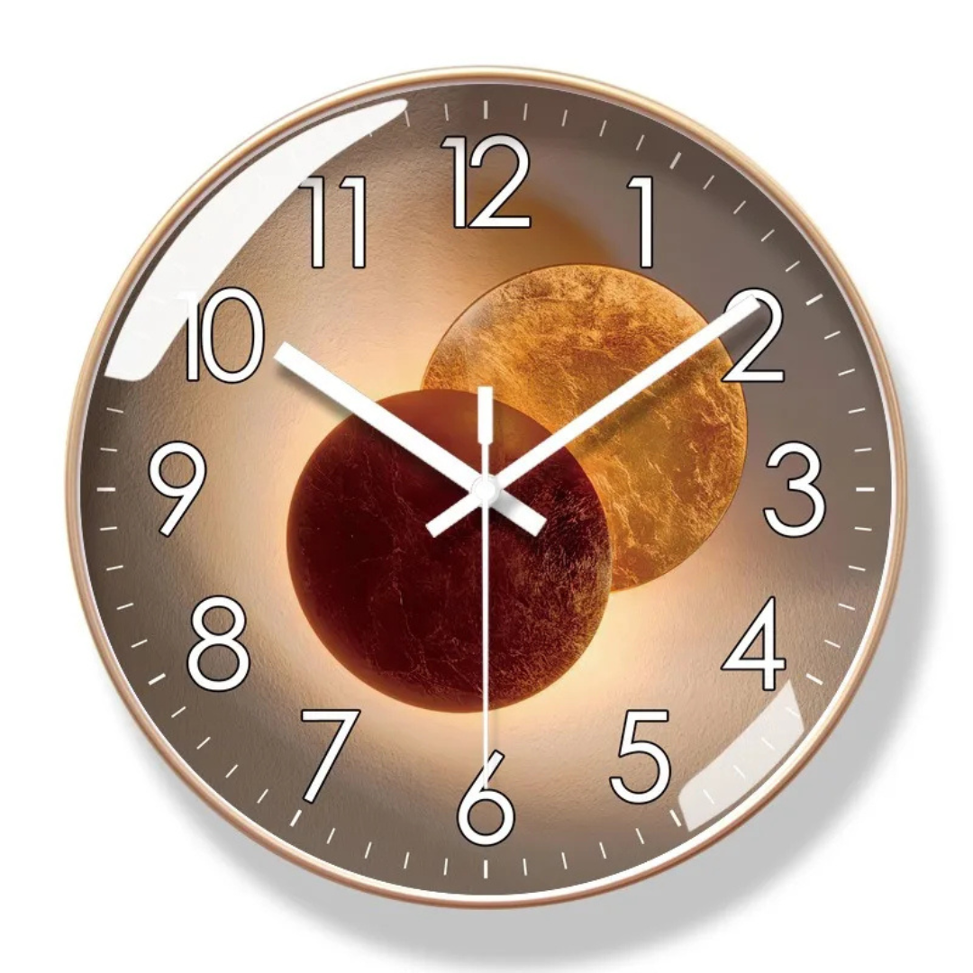 Wall Clock – Modern Minimalist Design with Silent Quartz Movement for Elegant Interiors