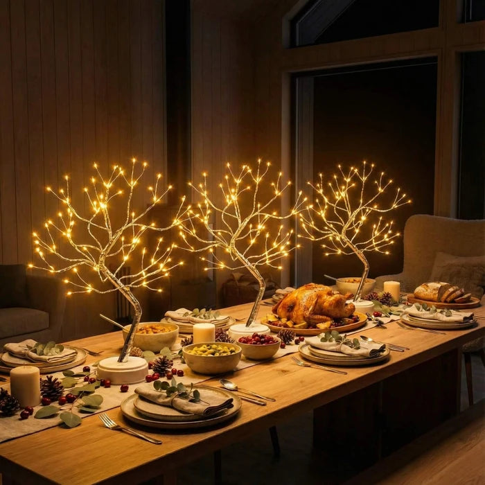 Sprookjeslichtboompje - tafelmodel, helder genoeg om bij te lezen