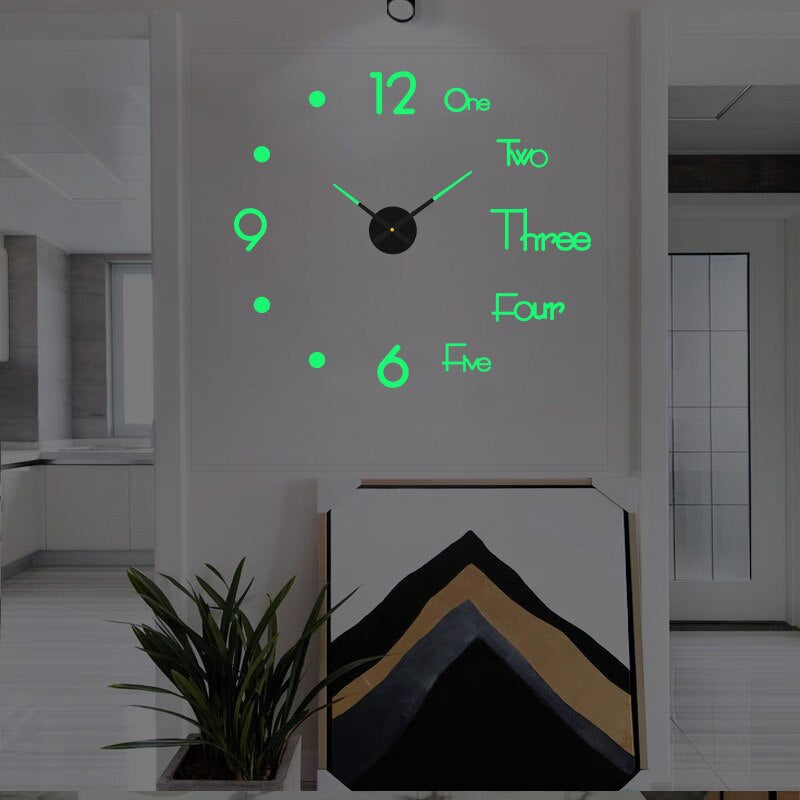 Wandklok – Minimalistisch modern ontwerp met duidelijke wijzerplaat en stil quartzmechanisme