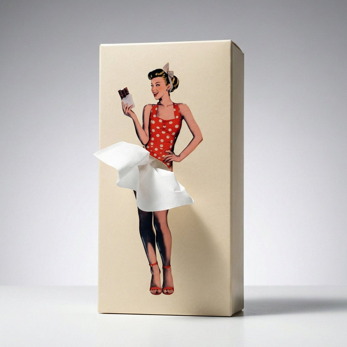 Tissue Box Cover – Dancing Skirt Design, Fun Pull Effect & Decorative Display