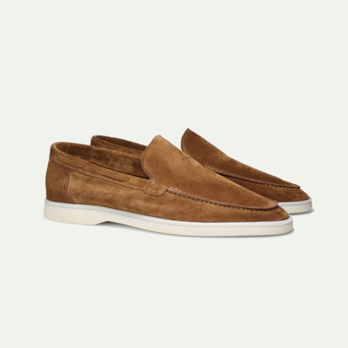 Mocassins en daim de luxe Milan pour un style intemporel et un confort quotidien