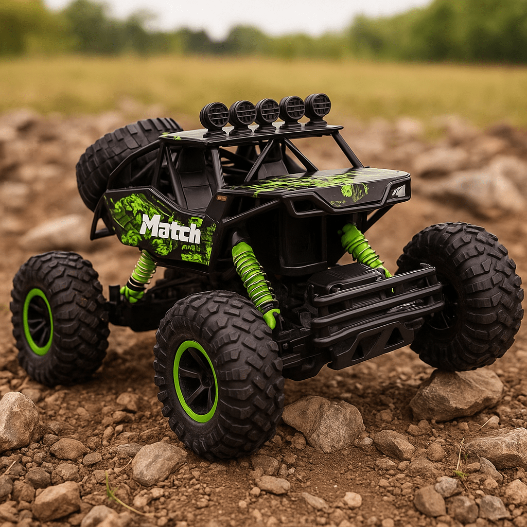 RC Monster Truck 4x4 – Off-Road Buggy with 2.4GHz Remote & LED Lights