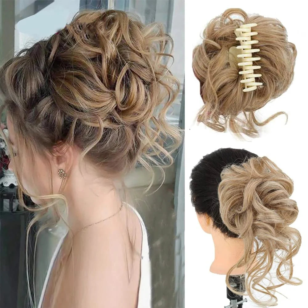Curly Bun Hair Claw Clips Kalsten 11