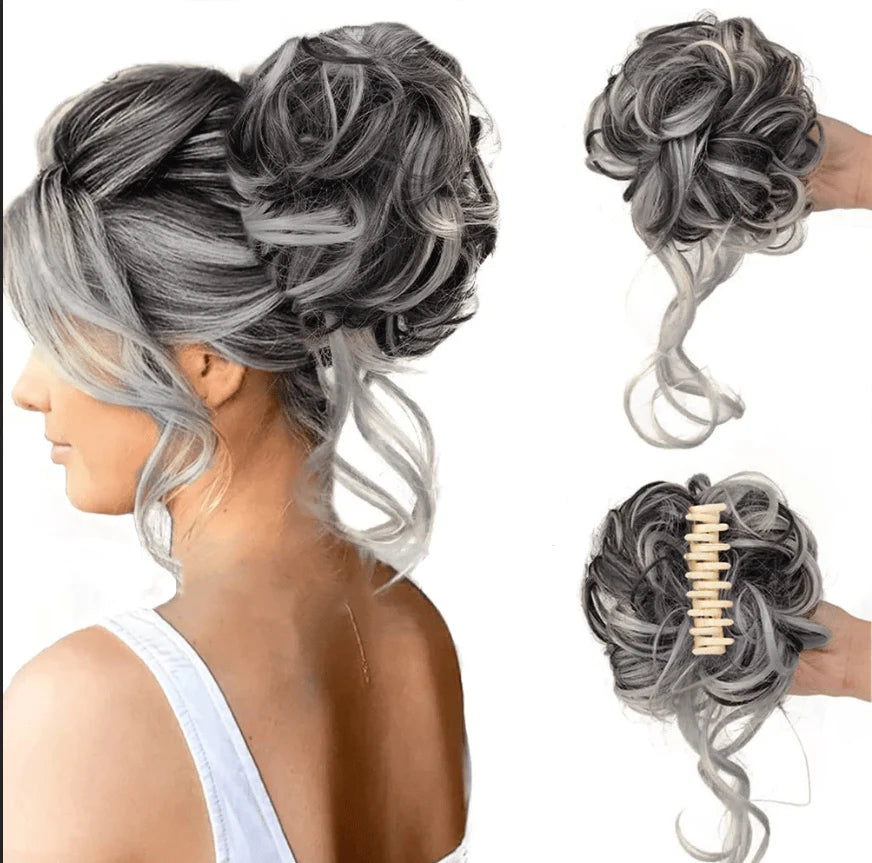 Curly Bun Hair Claw Clips Kalsten 19