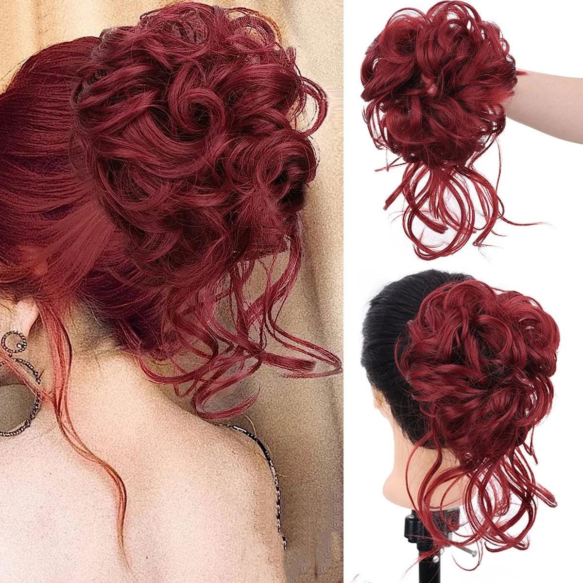 Curly Bun Hair Claw Clips Kalsten 9