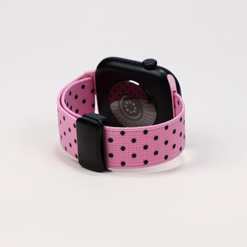 Cute Polka Dot Magnetic Nylon Strap for Apple Watch 9