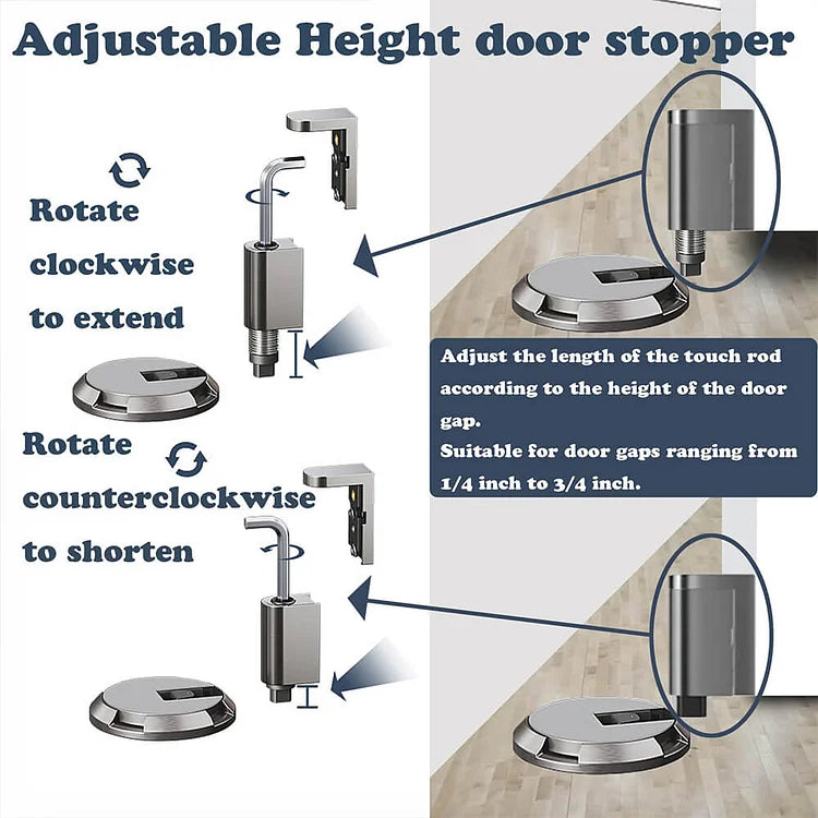 Floor door stopper