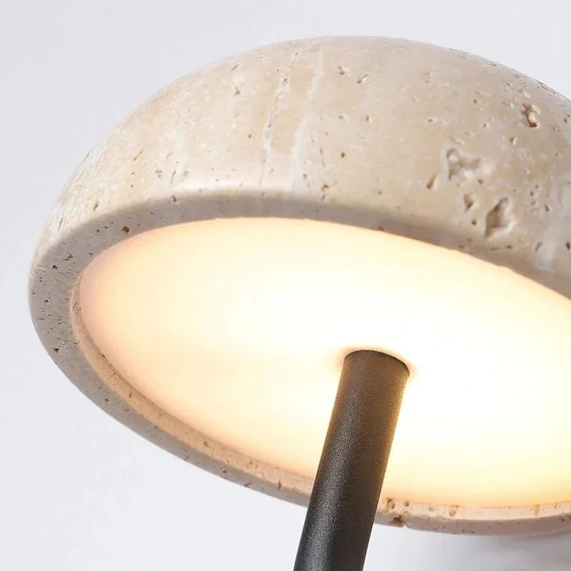 Evan Modern Travertine Dome Wall Light 7