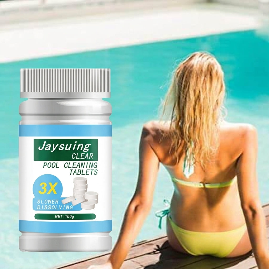 Pastilles de nettoyage pour piscine – Soin de l'eau à dissolution lente pour spas et jacuzzis