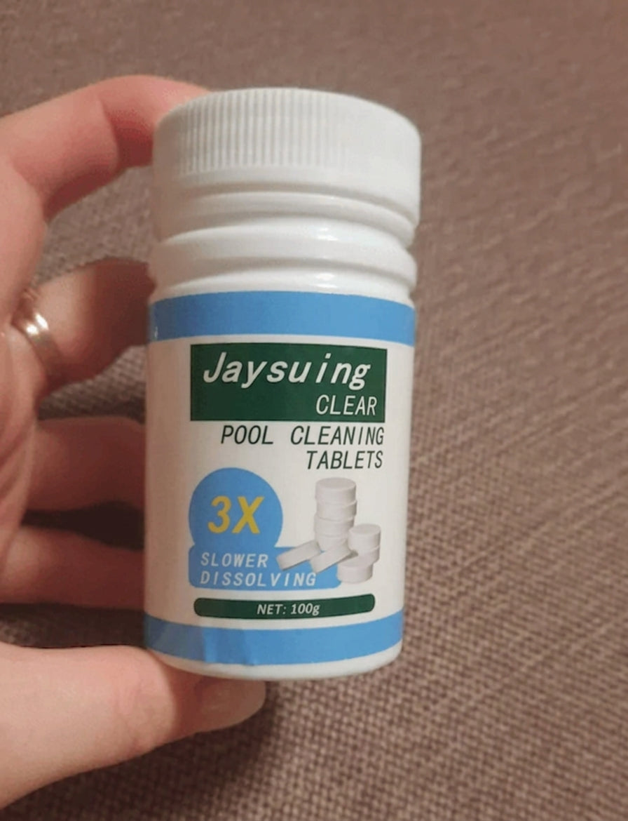 Pastilles de nettoyage pour piscine – Soin de l'eau à dissolution lente pour spas et jacuzzis