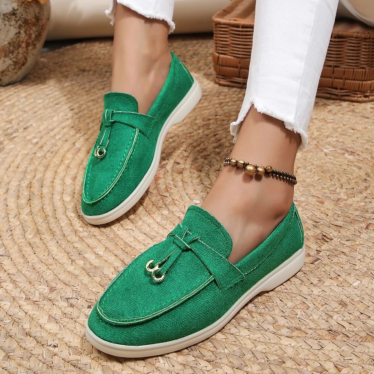 Mocassins Sanne à enfiler, au style intemporel et au confort quotidien pour toutes les occasions