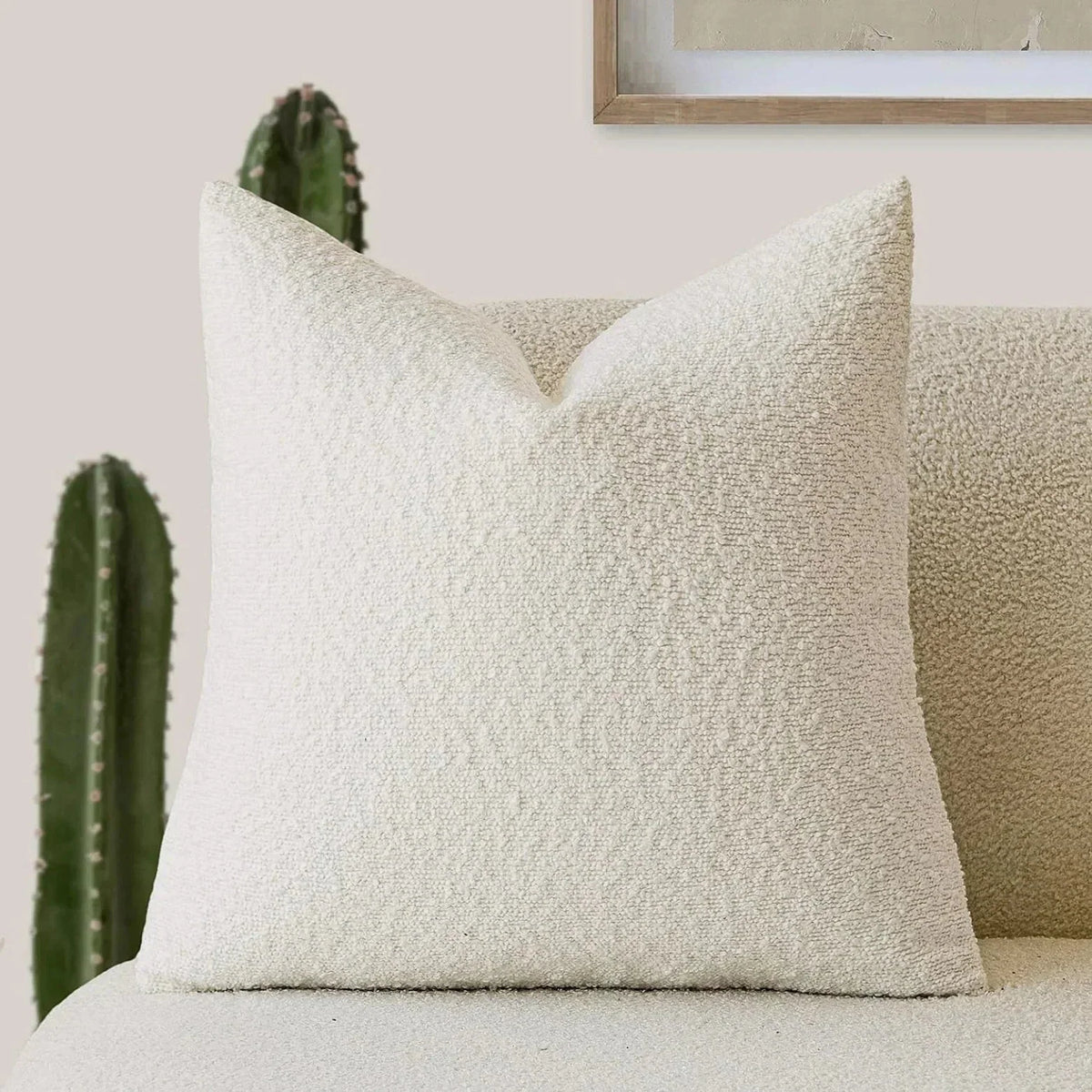 Bouclé pillow cover