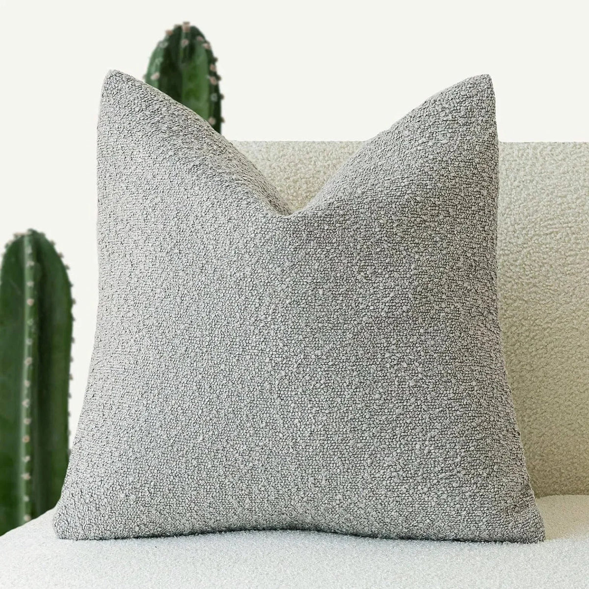 Bouclé pillow cover