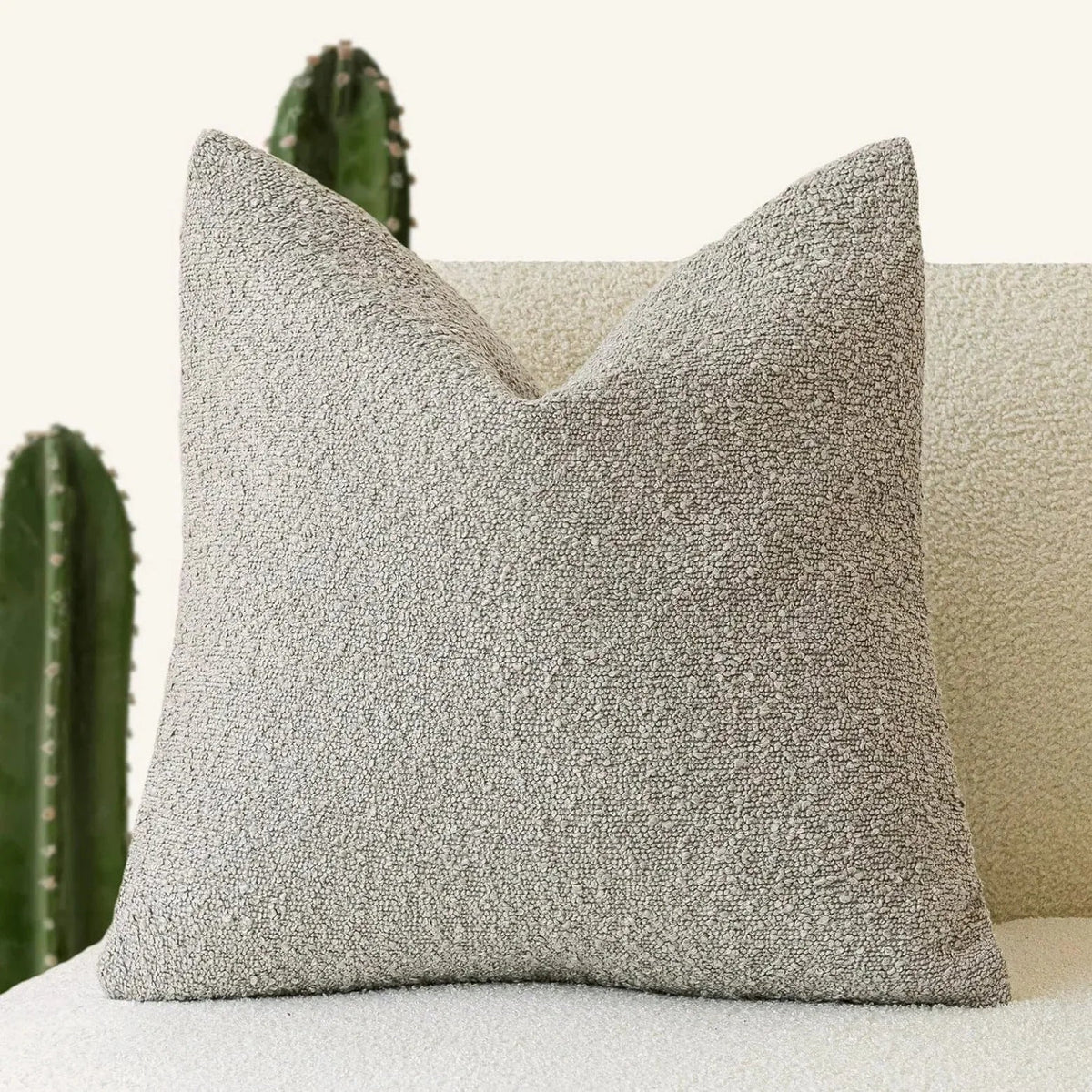 Bouclé pillow cover