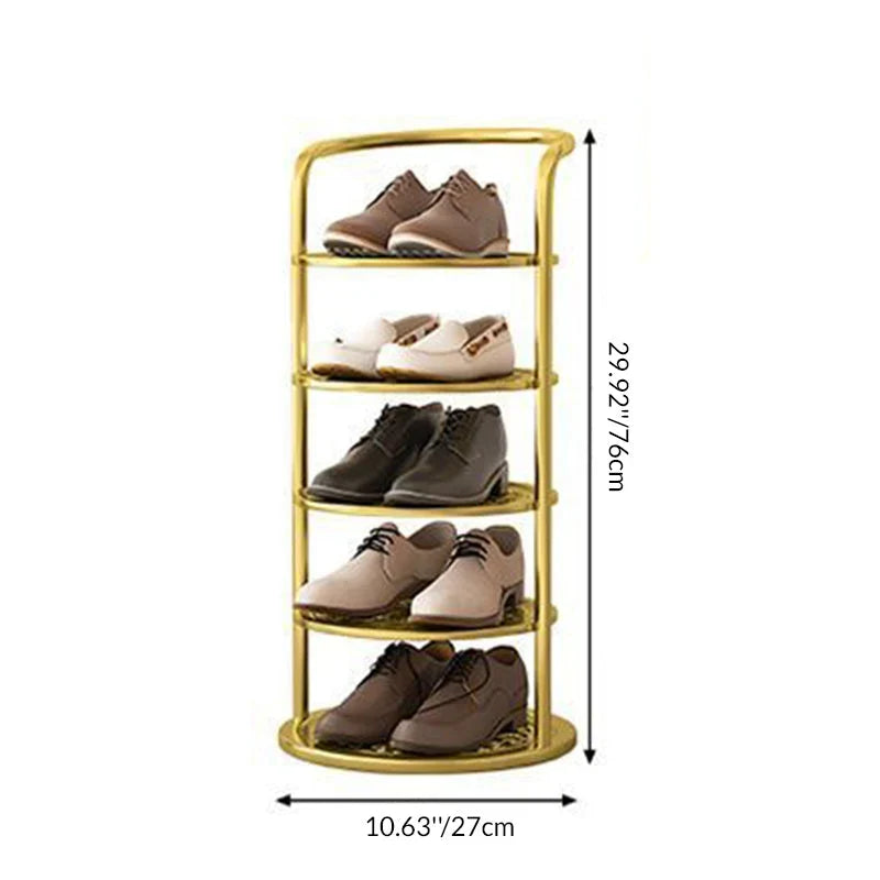 Round shoe rack