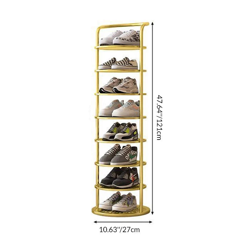 Round shoe rack