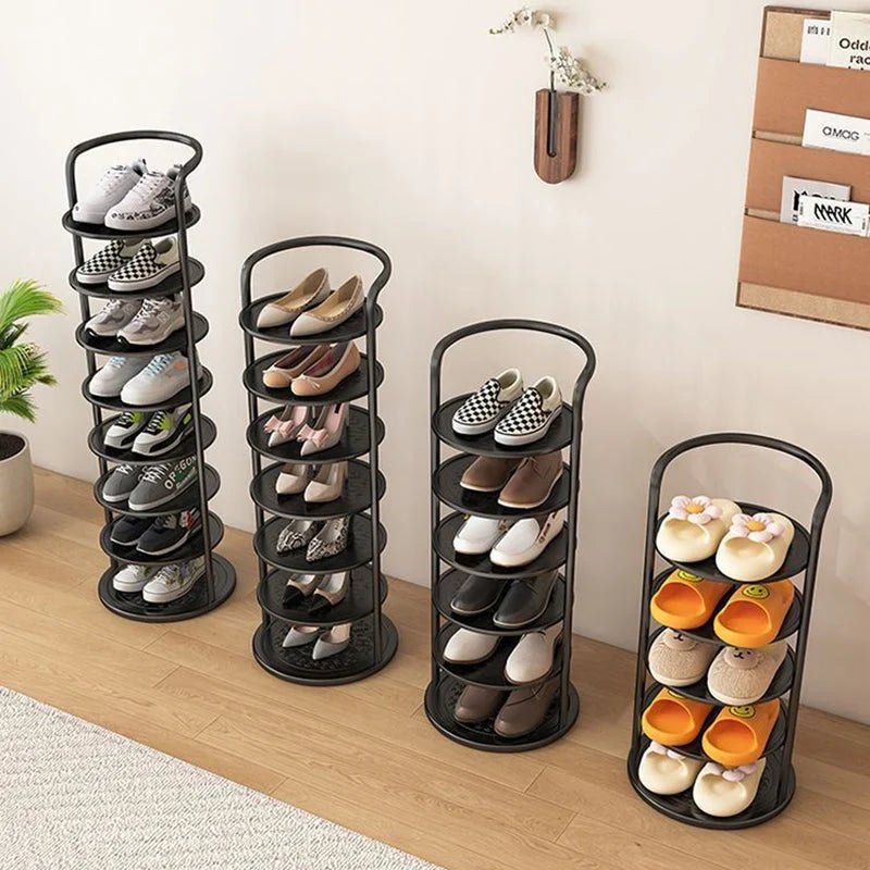 Round shoe rack