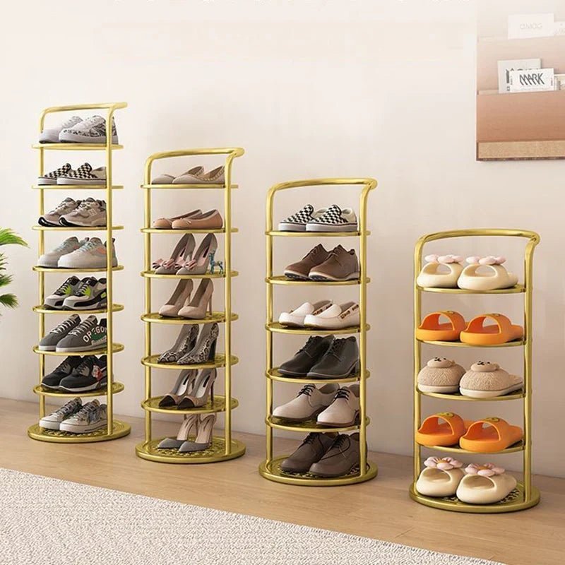 Round shoe rack