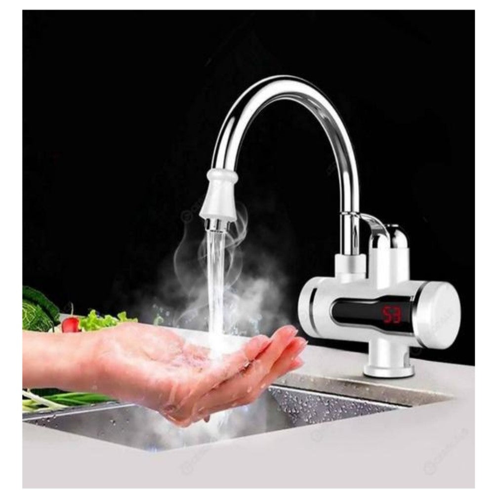 Directe warmwaterkraan – elektrische kraan van 3000W met ingebouwde verwarming en modern design