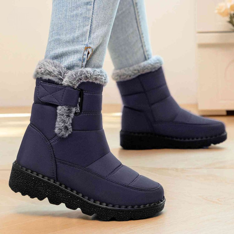 Bottes d’Hiver pour Femmes | Doublure Chaude, Semelle Antidérapante, Imperméable