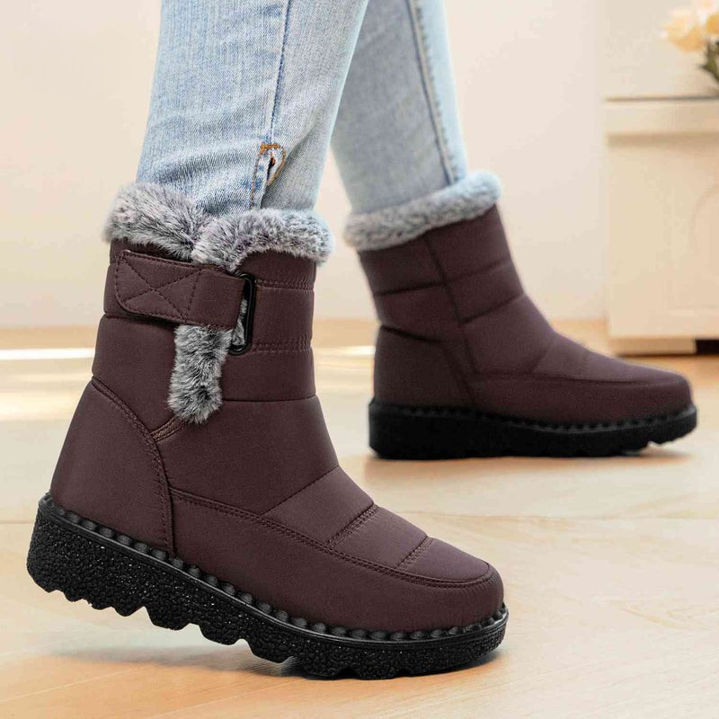 Bottes d’Hiver pour Femmes | Doublure Chaude, Semelle Antidérapante, Imperméable