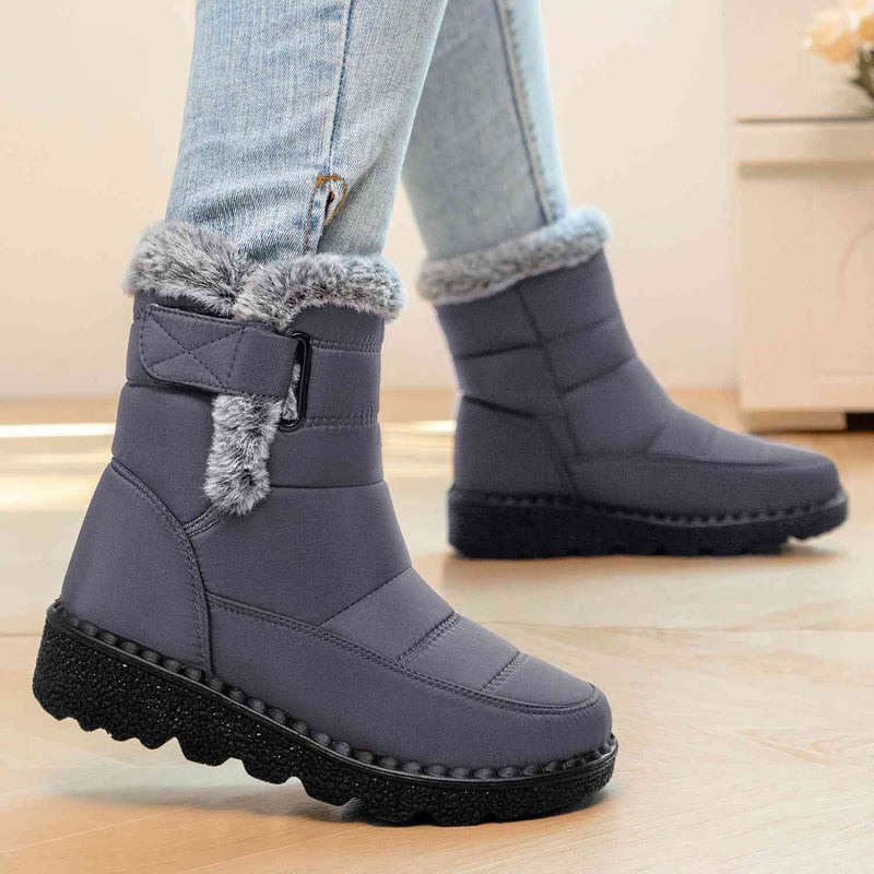 Bottes d’Hiver pour Femmes | Doublure Chaude, Semelle Antidérapante, Imperméable