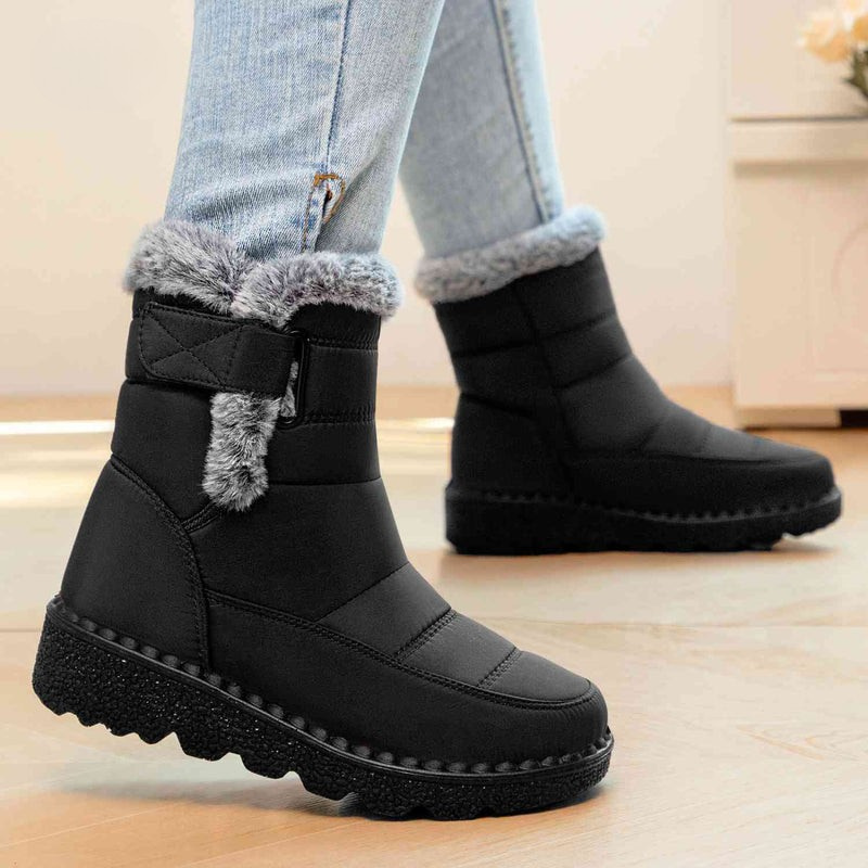 Bottes d’Hiver pour Femmes | Doublure Chaude, Semelle Antidérapante, Imperméable