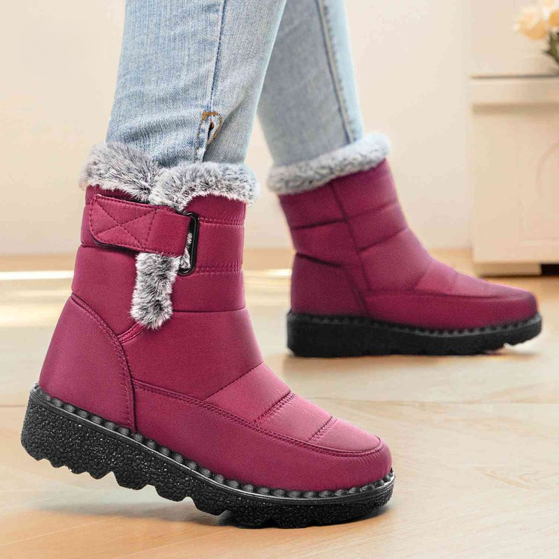 Bottes d’Hiver pour Femmes | Doublure Chaude, Semelle Antidérapante, Imperméable