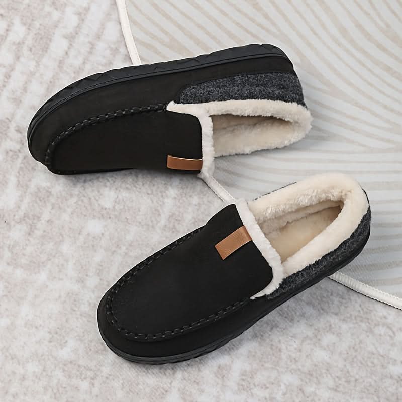 Strick-Loafer Herren | Hausschuhe aus weichem Strick mit Bequemem Design | Ideal für Winterkomfort 0