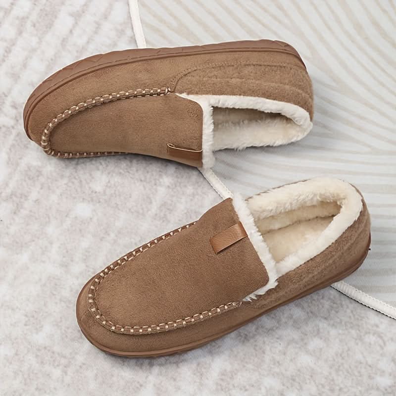 Strick-Loafer Herren | Hausschuhe aus weichem Strick mit Bequemem Design | Ideal für Winterkomfort 10