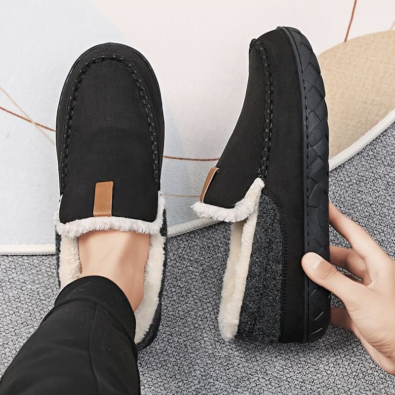 Strick-Loafer Herren | Hausschuhe aus weichem Strick mit Bequemem Design | Ideal für Winterkomfort 4