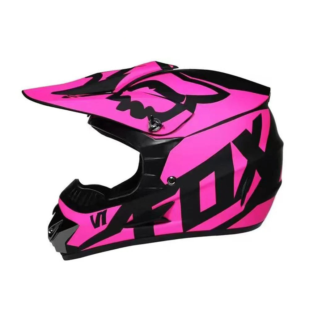 full-face motocross helmet with extended visor and reinforced chin guard Kalsten 29