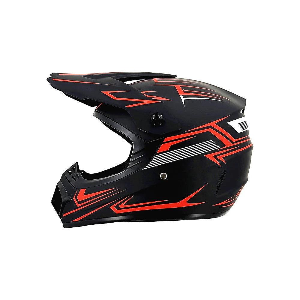 full-face motocross helmet with extended visor and reinforced chin guard Kalsten 46