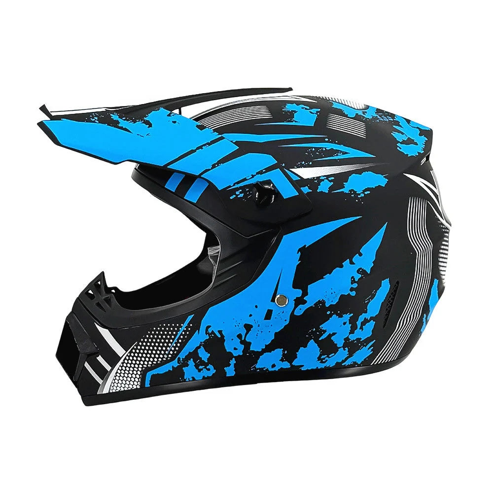 full-face motocross helmet with extended visor and reinforced chin guard Kalsten 60