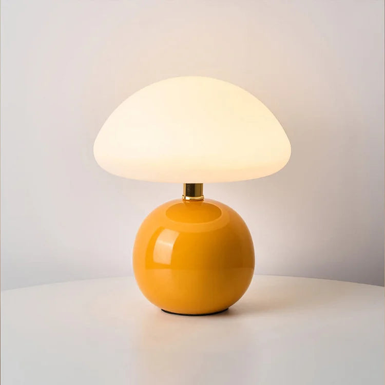 Lampe de table – Design français inspiré du champignon avec lumière LED réglable et style intérieur moderne
