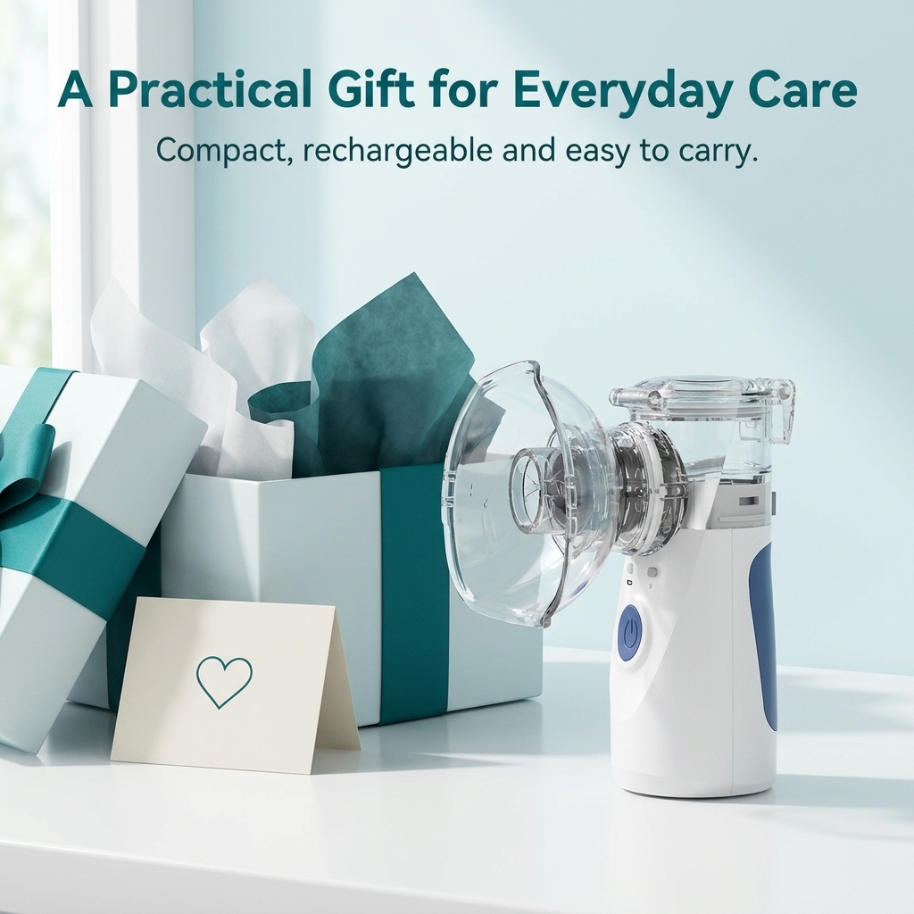Portable Ultrasonic Nebulizer – Rechargeable, Fine Mist & Compact Design