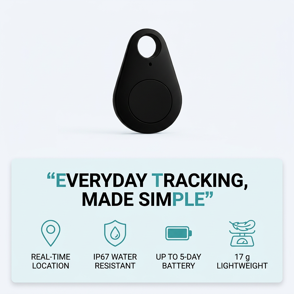 GPS-tracker voor kinderen – Live locatie, SOS-melding en waterdicht ontwerp