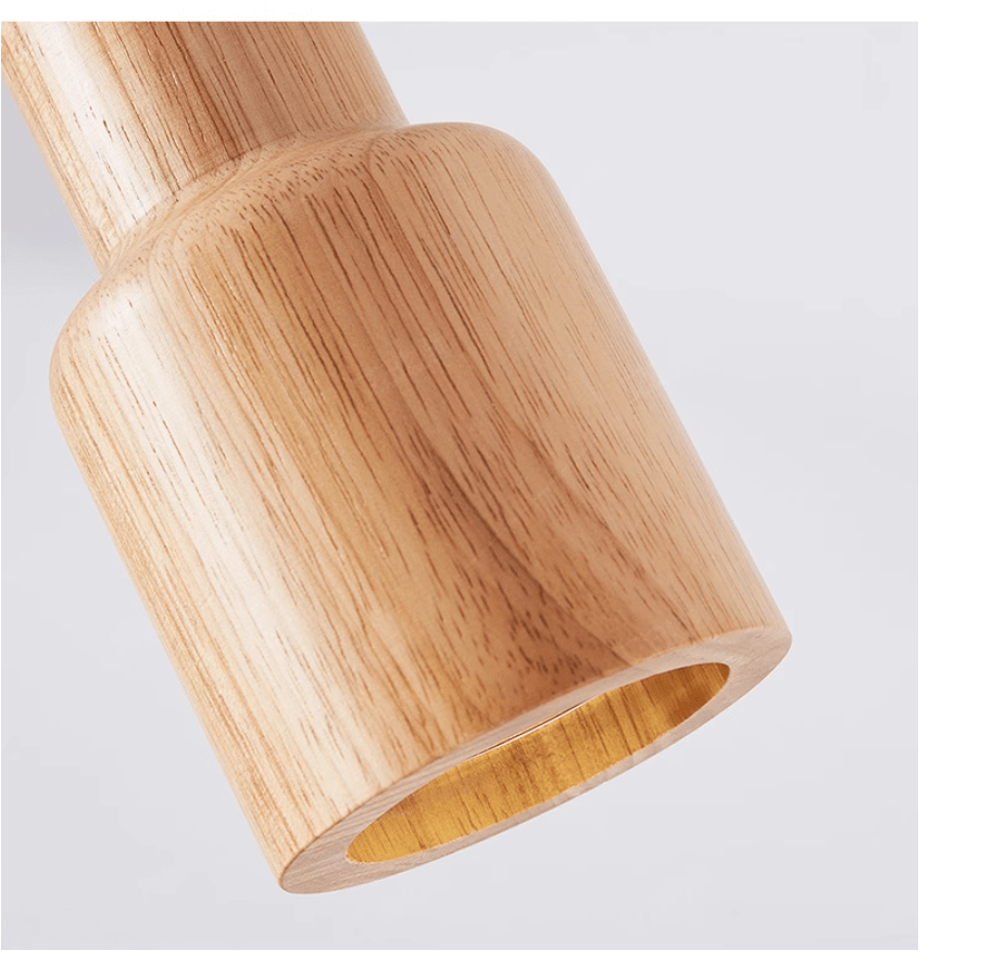 Pendant Lamp – Natural Wood Design with Warm Lighting & Scandinavian Minimalism