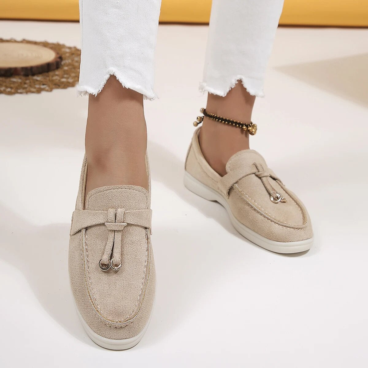 Mocassins Sanne à enfiler, au style intemporel et au confort quotidien pour toutes les occasions