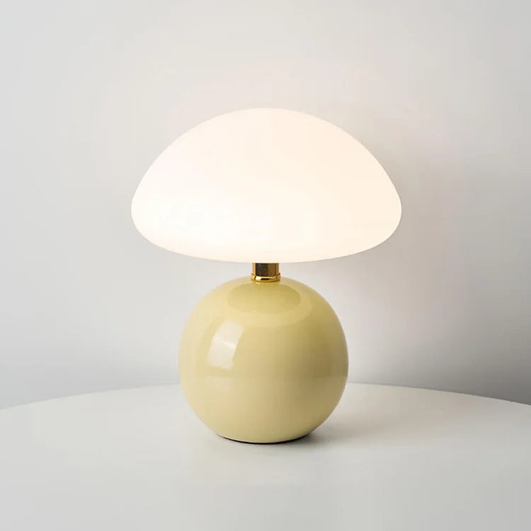 Lampe de table – Design français inspiré du champignon avec lumière LED réglable et style intérieur moderne