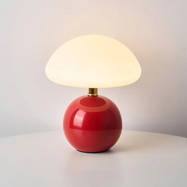 Lampe de table – Design français inspiré du champignon avec lumière LED réglable et style intérieur moderne