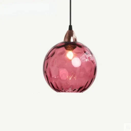 Suspension en verre – Design moderne en verre transparent avec éclairage d'ambiance chaud
