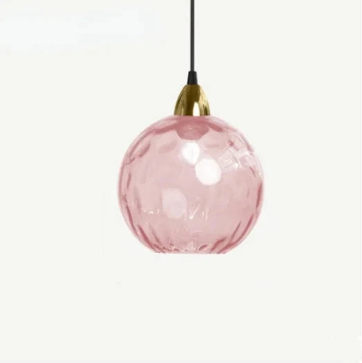 Suspension en verre – Design moderne en verre transparent avec éclairage d'ambiance chaud