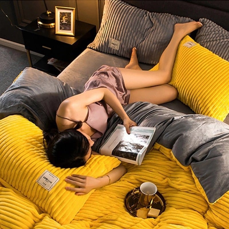 Winterdekbed – ultrazachte pluche en microfiber dekbed voor koude seizoenen
