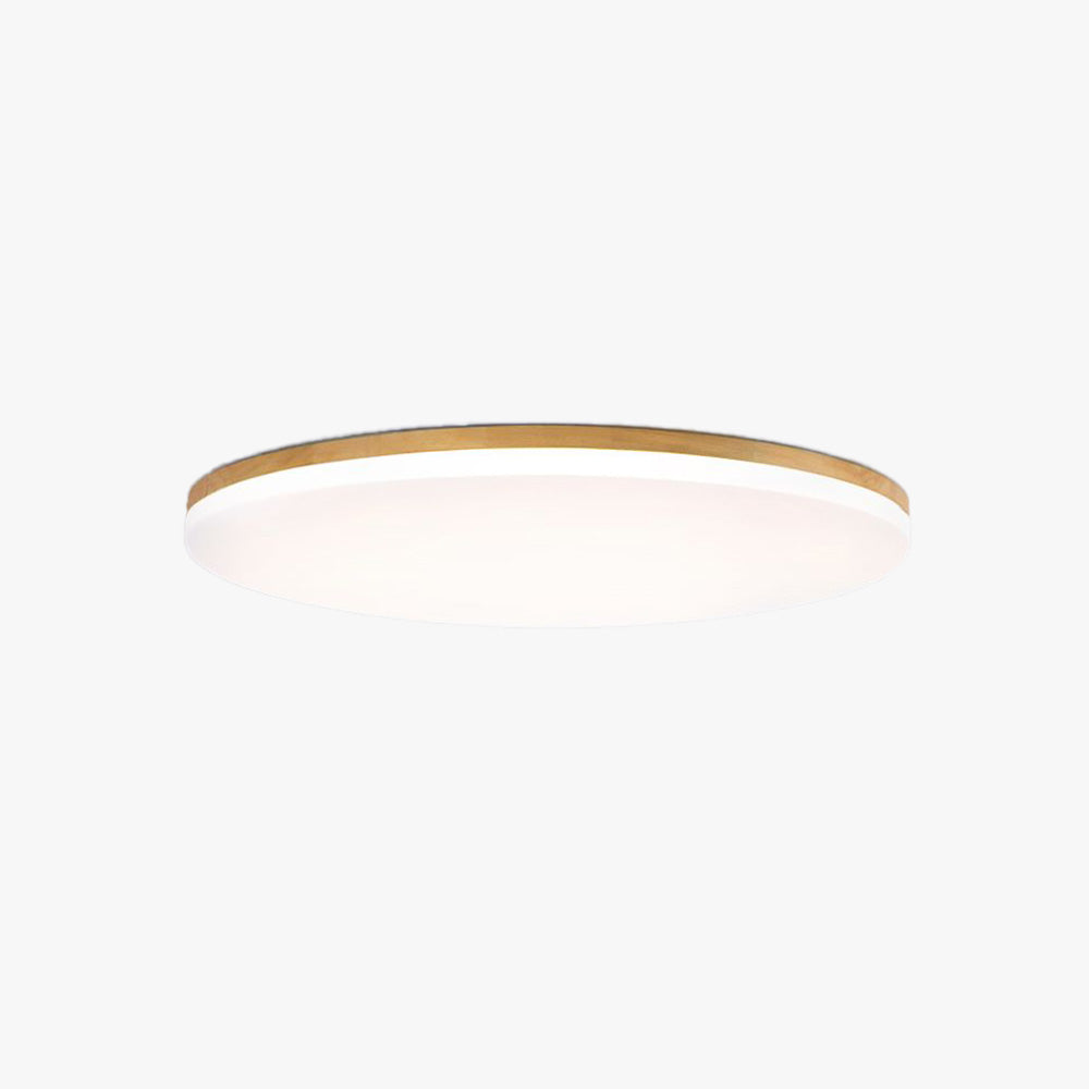 Ceiling Lamp – Wooden Frame with Soft LED Light and Frosted Acrylic Diffuser