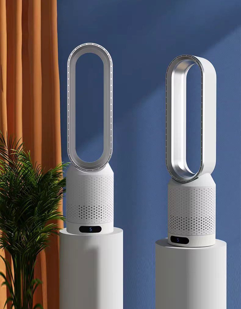 Climatiseur AirPure 3-en-1 avec filtration HEPA, purification UV et refroidissement silencieux pour toute la pièce